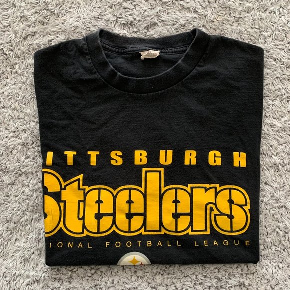 Vintage Pittsburgh Steelers T-Shirt. Men's Large. Alstyle Apparel. - Picture 1 of 8
